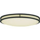 EnviroLite LED 24 inch Matte Black Flush Mount Ceiling Light